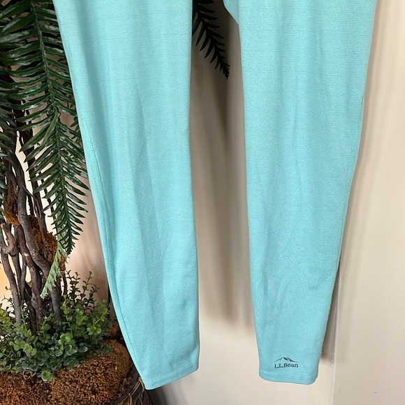 L.L. Bean Midweight Base Layer Pants Classic Fitted Leggings Stretch Outdoor - Picture 5 of 13